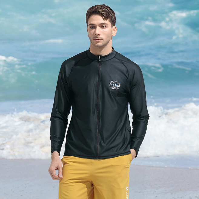 에어워크서프 남성래쉬가드 집업 YAWe5082