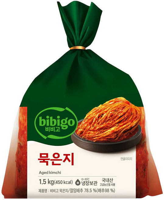 [CJ] 비비고 묵은지김치1.5kg, 1.5kg, 1개
