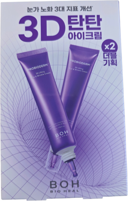 바이오힐보 프로바이오덤 3D 리프팅 아이&링클 크림 1+1 2개입 기획 (25ml*2개), 2개, 25ml