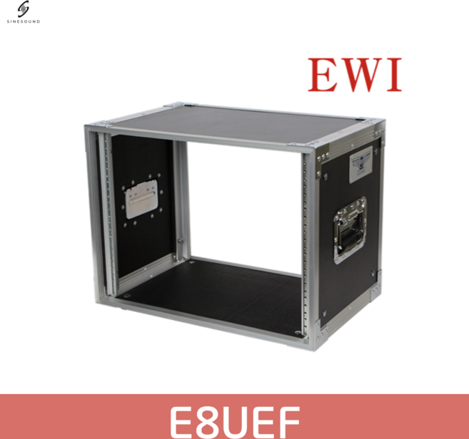 EWI E8UEF 이펙터 랙 케이스 8U 8구 하드케이스 깊이 310mm