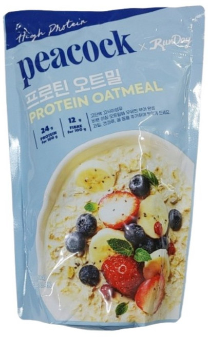 피코크 프로틴 오트밀, 2개, 500g
