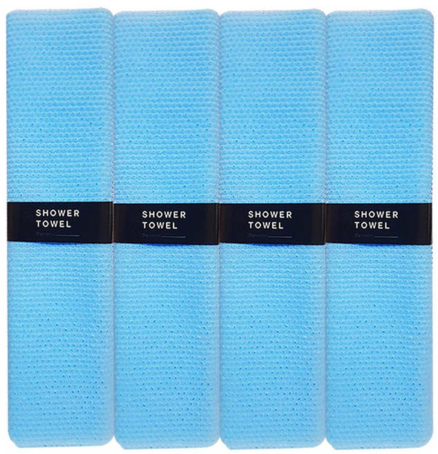 일회용 샤워 타올, 500개, 블루, 1개입