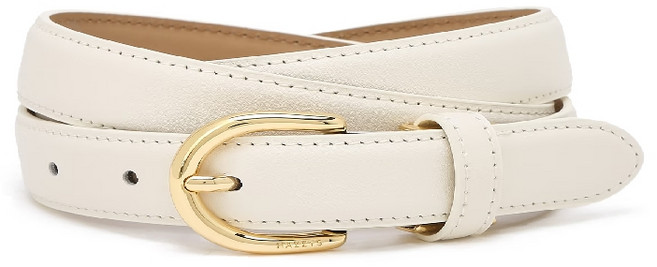 [AK수원점][헤지스]아이보리 소가죽 여성벨트 24MM[HJBE5F409IV]