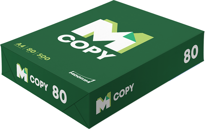 MCOPY 80gsm 복사용지, A4, 500개