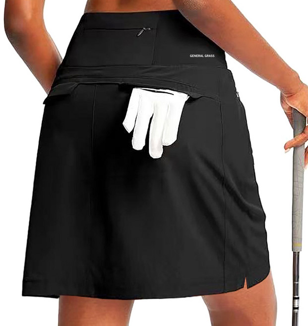 여성 5포켓 하이웨스트 골프스커트 Tennis스커트 이너팬츠 ~4XL빅사이즈까지 GF0178