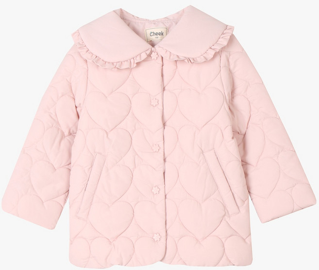 치크 하트모양 퀼팅 패딩 점퍼 CKJP24W1G_울산점