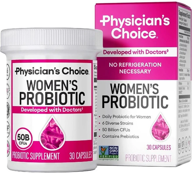 피지션스초이스 여성 프로바이오틱스 유산균 Physicians CHOICE 50B 30캡슐, 1개, 30정 - 쿠팡