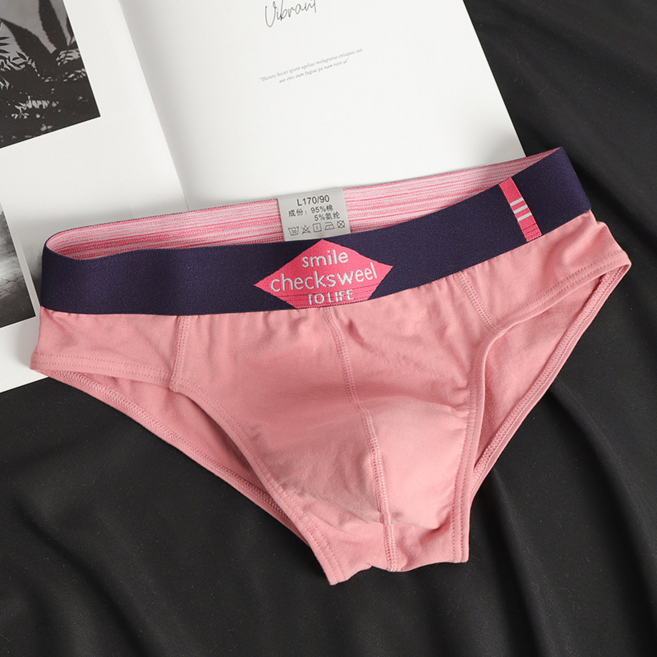 男士純棉三角褲，寬鬆舒適透氣，日系個性潮流