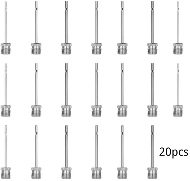 에어 니들 스테인레스 스틸 밸브 깍지 농구 공기 축구 20 팽창 어댑터 펌프 10, 20Pcs, 03 20PCS_01 CHINA