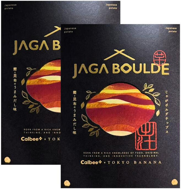 2 4 Calbee + 개 세트 [가다랑어와 다시마 · 봉지 입 ·] × 도쿄 바나나 감자가
