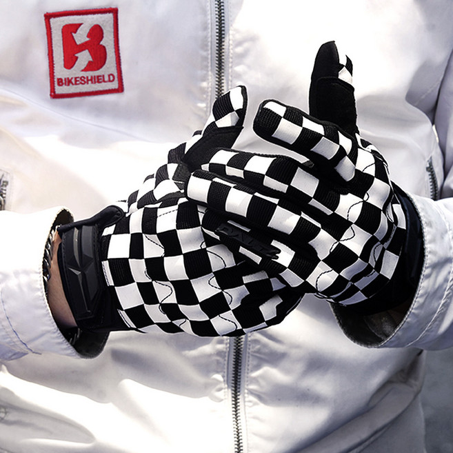 달리즈 체크 남여공용 오토바이 바이크 장갑 DBG-10, DBG-10/블랙L