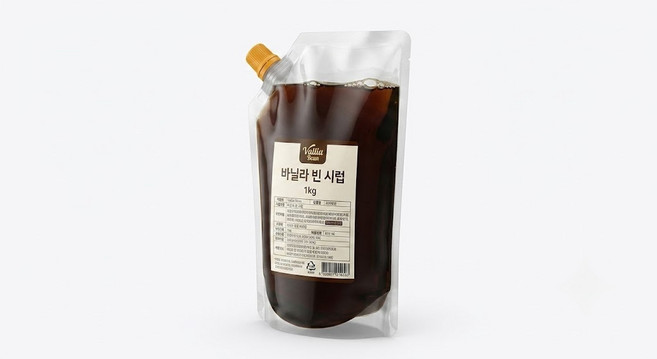 바닐라 빈 시럽 1kg 2봉 마다가스카르 씨드 사용 / 커피상인, 2개