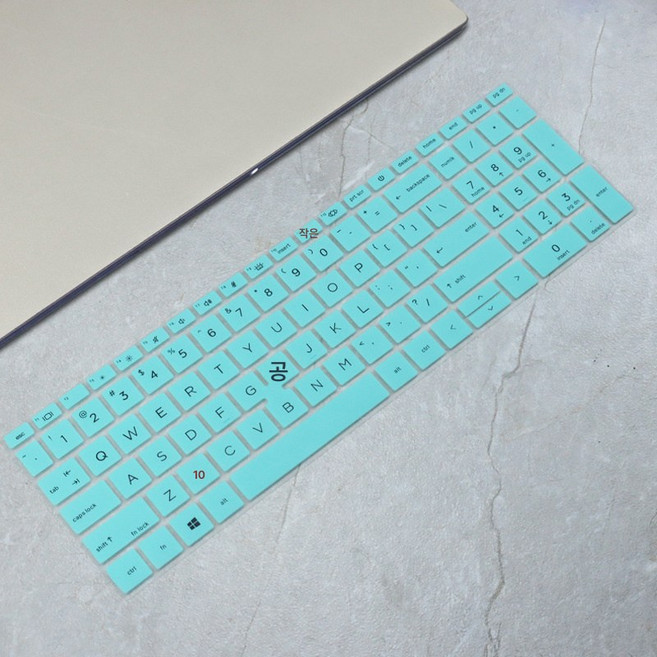 HP적용Probook 455G8 키보드 커버 적용 450G8 노트북 66 라이젠 15.6인치, 반투명 민트, 하나, 1개