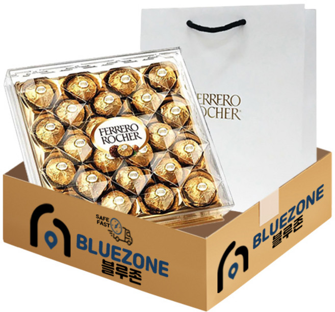 페레로로쉐 T24 다이아몬드 + 쇼핑백 세트, 300g, 6세트