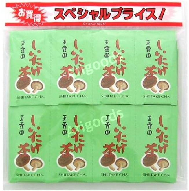 일본 옥로원 교쿠로엔 표고버섯차 시이타케차 34개입 2봉, 1세트