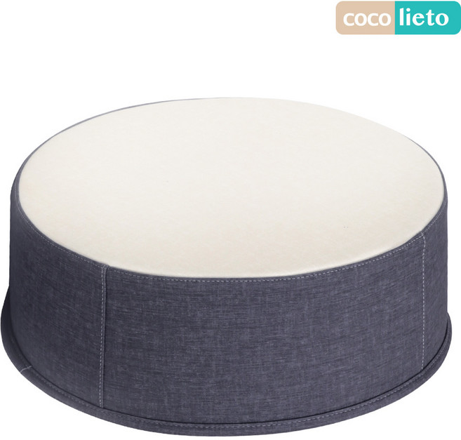 리에또 코지 유아테이블 스툴 바른자세 아기원형의자, 모던 딥클라우드