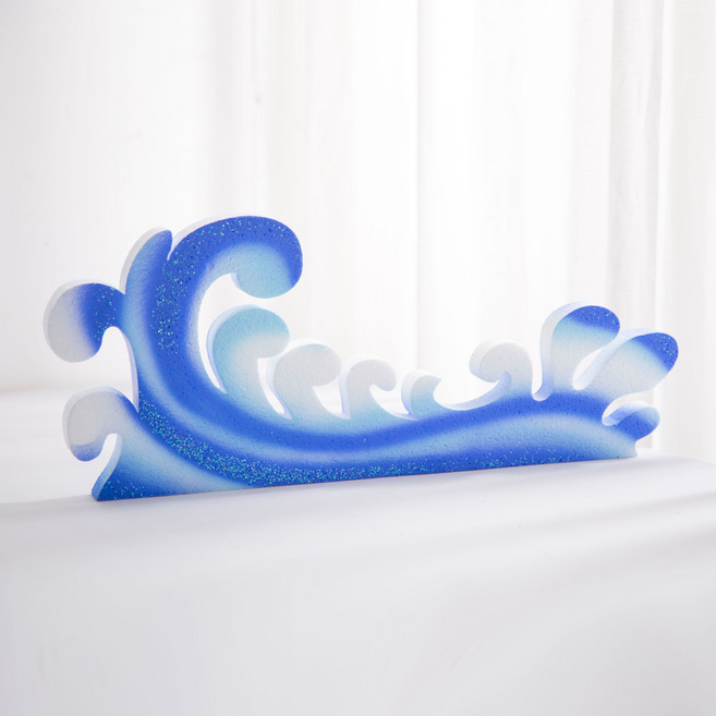 스티로폼 파도-여름인테리어 여름꾸미기 여름소품 여름디스플레이 만들기재료 계절장식 계절소품 DIY diy 취미