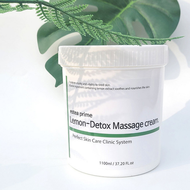 NEW 에스테아 레몬 디톡 마사지크림 1100ml(사은품 팩도구), 1.1L, 1개