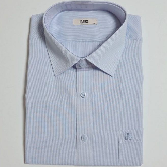 닥스 정품 반팔 체크 남방 셔츠