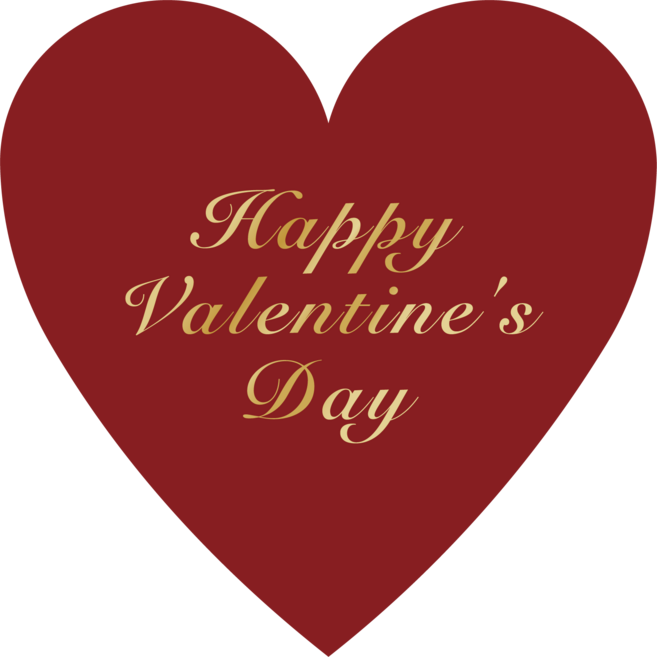 아트로코 발렌타인데이 초콜릿 데코 스티커, 레드금박, 100개, 하트