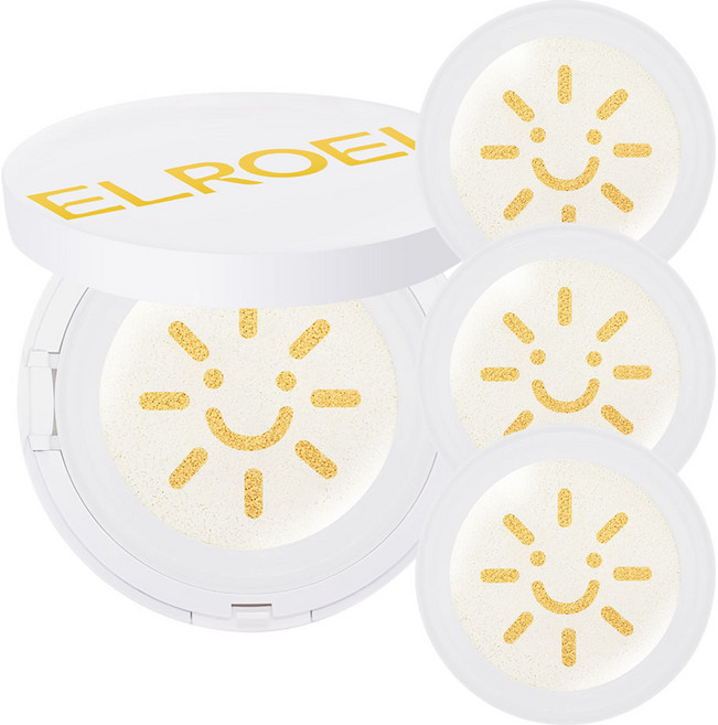 엘로엘 팡팡 빅 선쿠션 S9 본품1개 리필3개, 25g, 1개