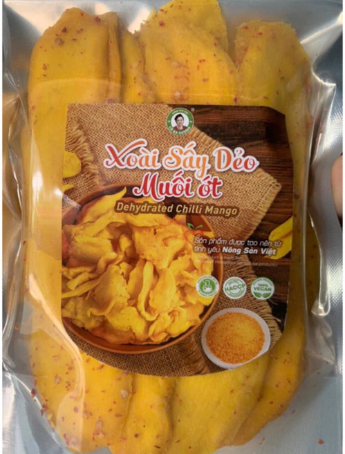 베트남 Co Ba Suong 칠리소금 말린 망고 500g, 1개