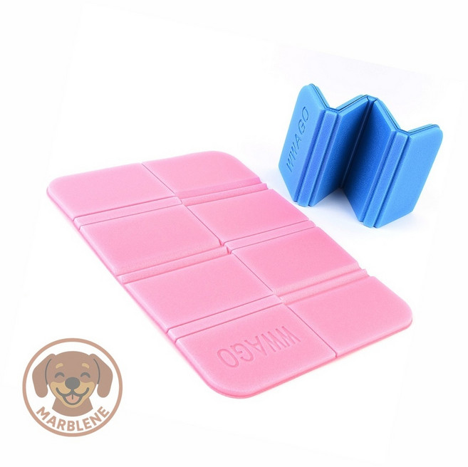 가벼운 접이식 1인용 매트 등산용 등산 방석 미니 이너 텐트 카페트 야외 바닥 돗자리 휴대용, 파랑