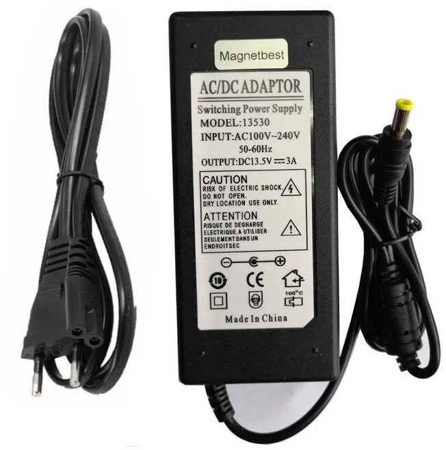 AC 어댑터 충전기 13.5V 3A V33 V370 V220 V330 V300 V330p V37 V100 스캐너 전원 공급 장치 A392BS A392GB 1.2A, adapter only