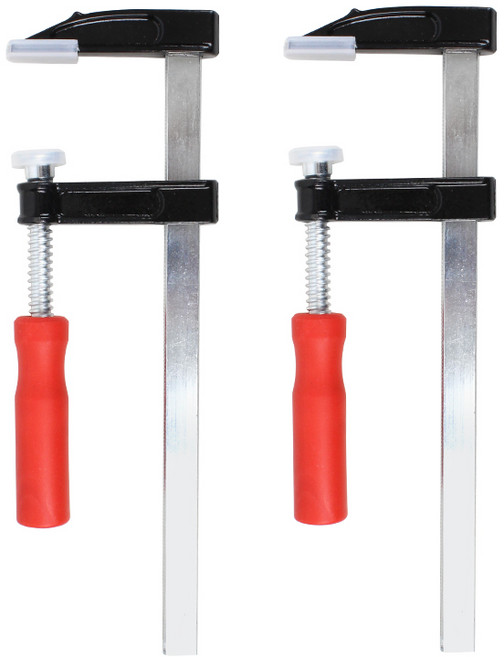 강력고정 목공용 클램프 롱200MM 2개입세트, 2개