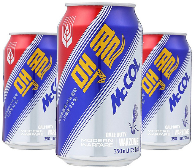 맥콜 캔, 350ml, 24개
