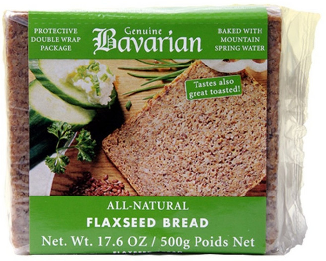 독일 슐렌더 바바리안 발효 유기농 아마씨 호밀빵 500g/ea, 1개, 500g