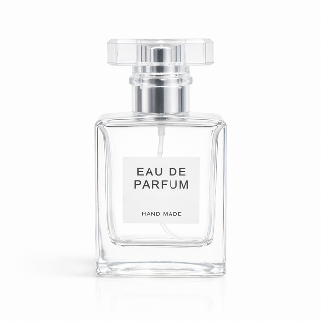 마미하우스 엔틱 사각 향수유리용기 향수 공병 30ml, 투명, 1개