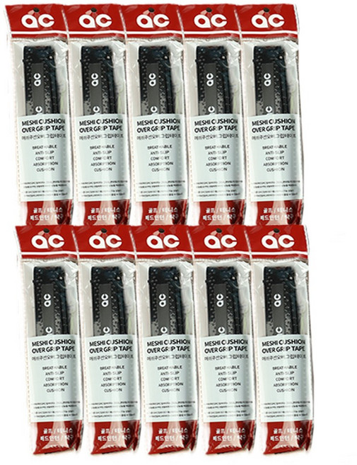 지이엘 쿠션 그립테이프 다용도그립, 10개, 블랙