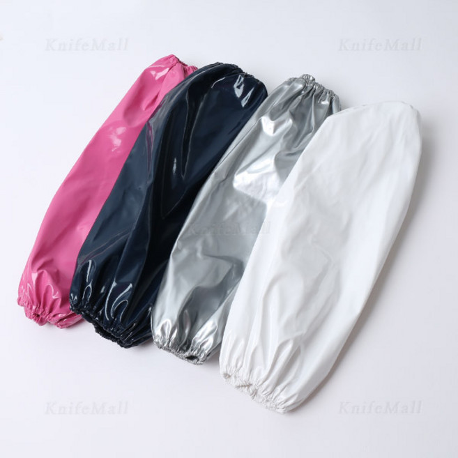 PU 고무줄 방수 토시 업소 주방 정육 작업 팔토시, 핑크, 1개