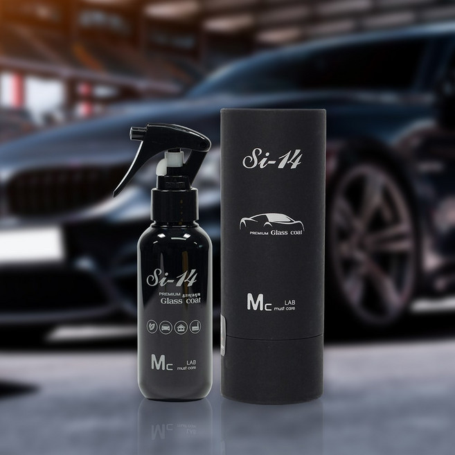 엠씨랩 Si-14 자동차 셀프 유리막 코팅제 차량 발수 코팅, Si-14 코팅제 60ml+유막제거제 200ml, 1개
