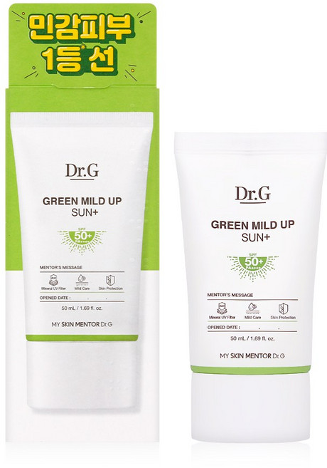 닥터지 그린 마일드 업 선 플러스 SPF50+ PA++++, 50ml, 1개
