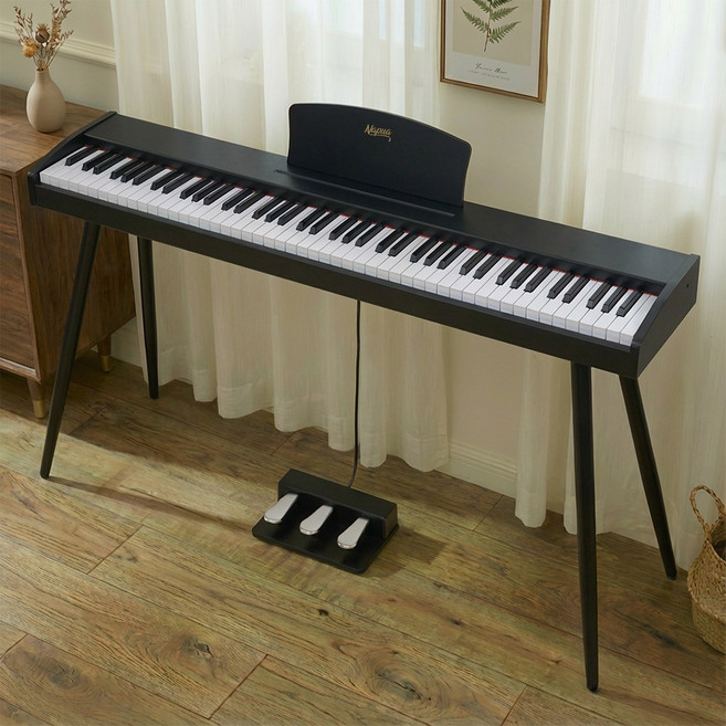 나푸아 ND2500 클래식무드 88건반 전자 디지털피아노, 블랙