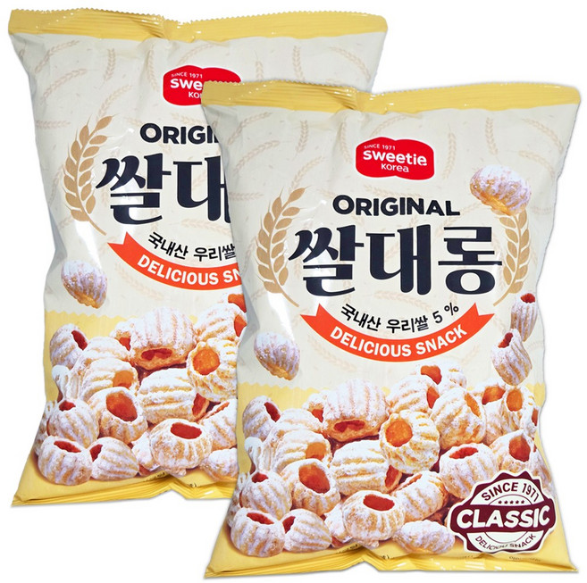 스위티코리아 오리지널 쌀대롱 280g, 2개