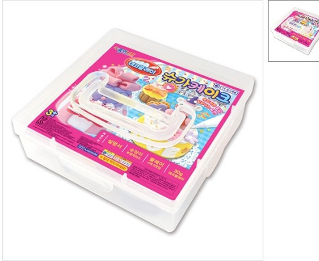 아주문구 6000클레이나라(케이스), 6000데코클레이슈가케이크(케이스), 18개