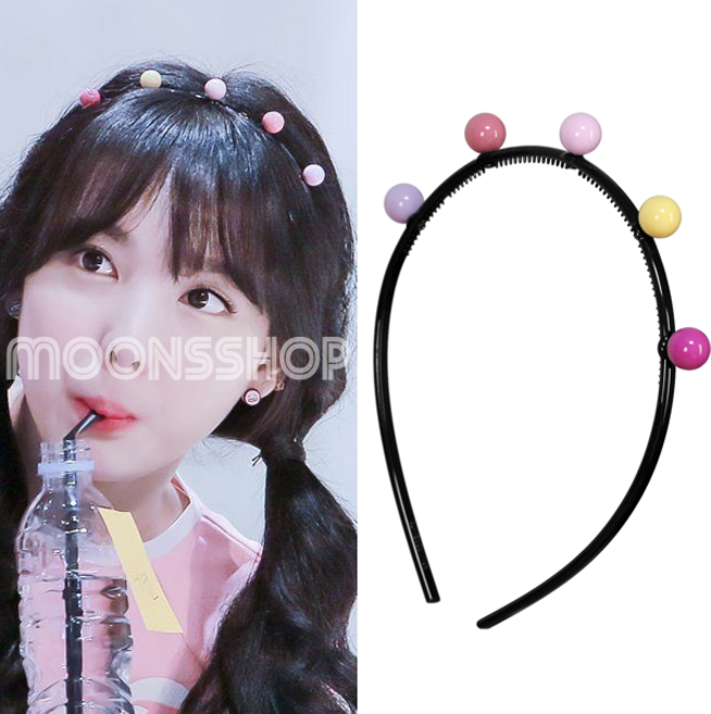 문스샵) 아즈나브르 정품 글로시 볼머리띠 귀여운 헤어밴드 귀여운머리띠 유아머리띠 여자 어린이머리띠 여아머리띠 아동머리띠 초등머리띠 헤어밴드 키즈머리띠 그랭드보떼 연예인머리띠