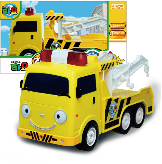 꼬마버스 타요 리틀 토토 중장비 타요장난감 미니카, 단품, 1개