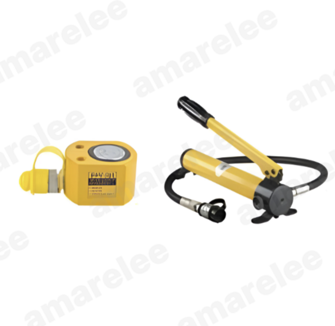 amarelee 10톤 유압램 쟈키 펌프 10T 자키 11mm 수동 유압자키, 20톤 초박형 스트로크 13mm, 1개