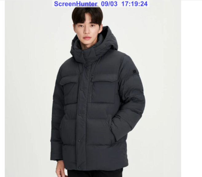 [밀레] MILLET 역시즌 남성구스다운 아베즈S 다운자켓 MLTWD204