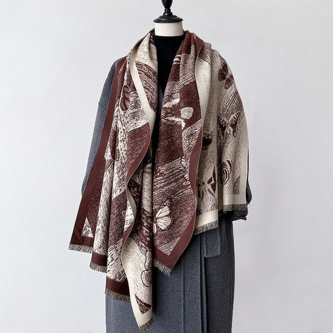 여성 롱 스카프 머플러 목돌이 (길이 180cm 넓이 64cm) T-007