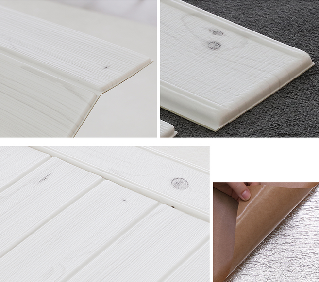 국내산 몰딩 붙이는 벽지 셀프인테리어 시트지 템바보드 접착식 단열벽지 스티커 폼블럭 단열재 친환경, 사각몰딩 옹이화이트, 색상