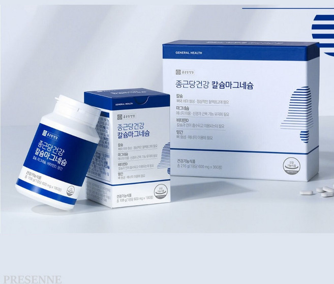 종근당건강 칼슘마그네슘(망간), 180정, 4개