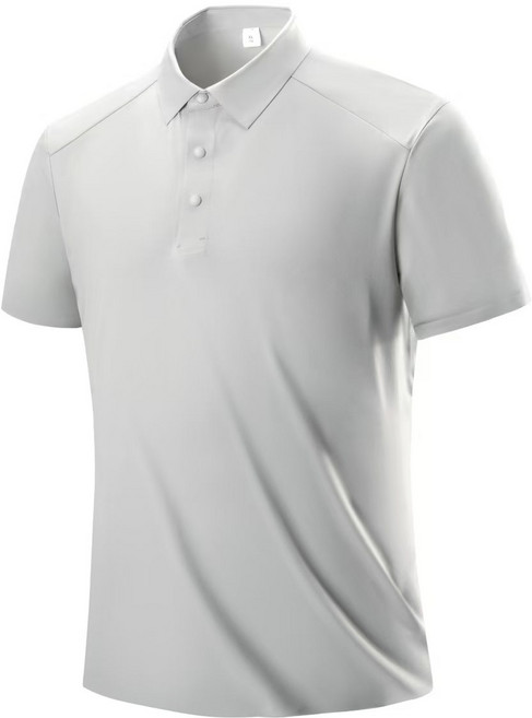 남성 여름 슬림 소프트 쿨론 폴로 카라 반팔 티셔츠남성 캐주얼 골프웨어