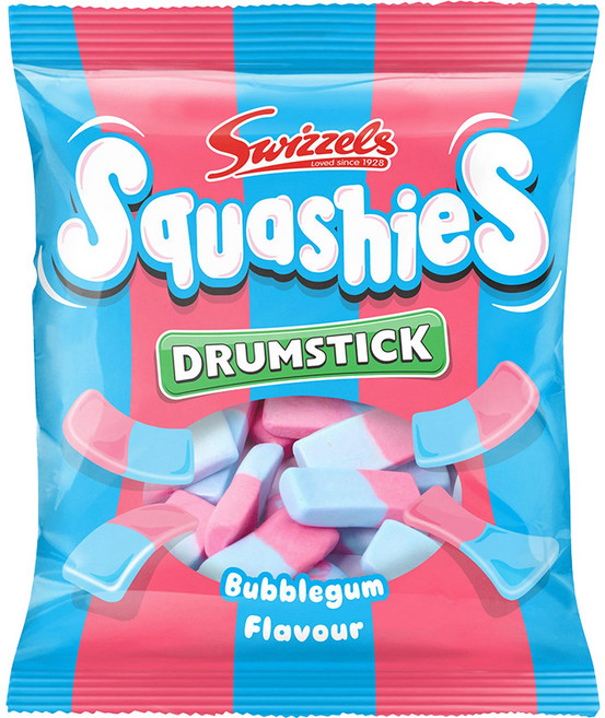 스위츨 스쿼시 드럼스틱 버블검향, 3개, 100g