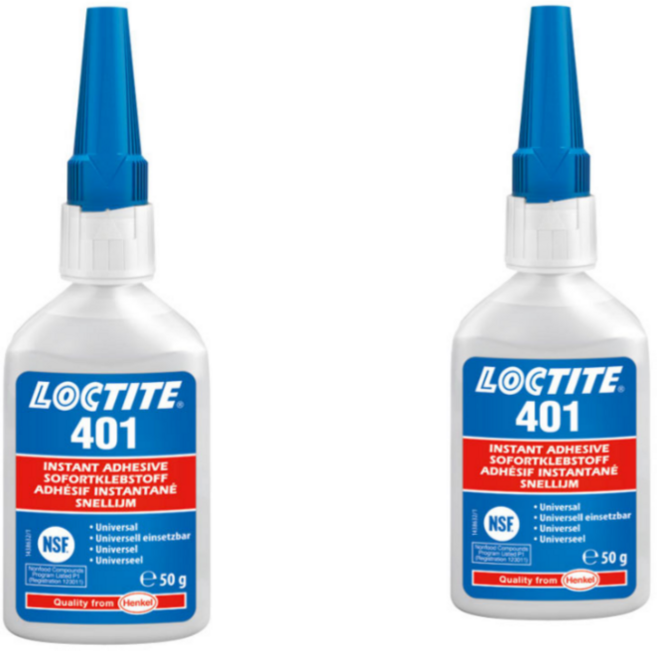 록타이트 전단강도 245 순간 접착제 401 50g, 2개