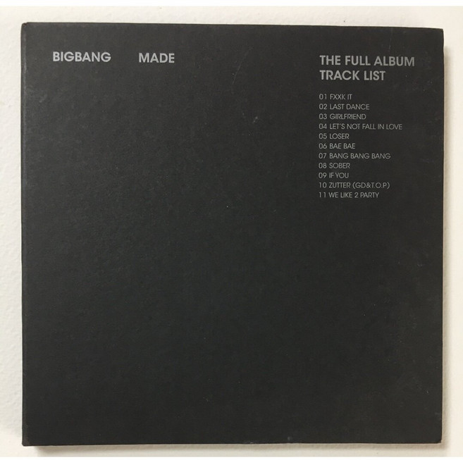 [중고-중] 빅뱅 - BIGBANG MADE THE FULL Album